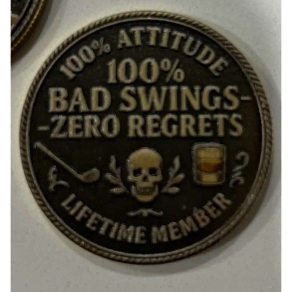 Old Bastard Golf Club Challenge Coin - Picture 2 of 3